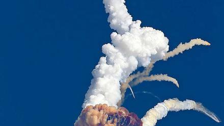 Kurz nach dem Start ist die Rakete in Indien explodiert.