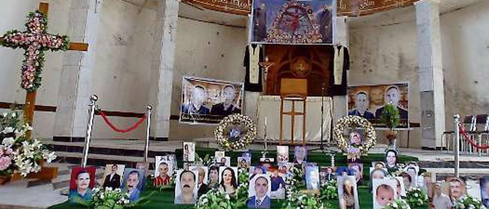 Trauer um die getöteten Christen im Irak.