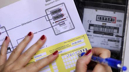 Den Strompreis kann man am Zähler nicht ablesen.