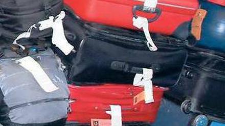 Herrenlos. Die Ankunftshalle E wurde zur Sortierstation umfunktioniert. 