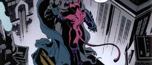 Der Dunkelheit anheim gefallen: Eine Szene aus „Das lange Halloween“.