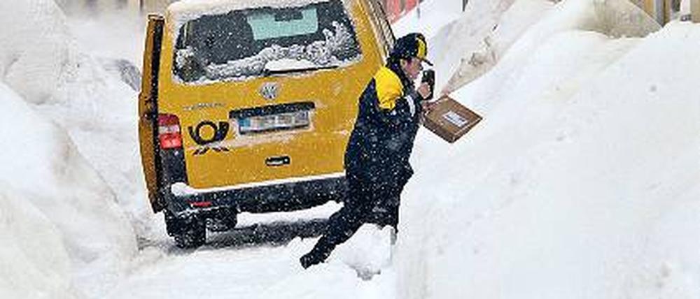Weiße Wand. Besonders schlimm ist die Situation in Sachsen, sagt die Post. Foto: dapd