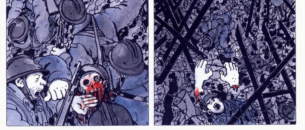 Strudel der Gewalt: Eine Seite aus dem besprochenen Band.