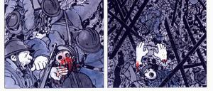 Strudel der Gewalt: Eine Seite aus dem besprochenen Band.