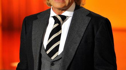 Thomas Gottschalk bei der Aufzeichnung des ZDF-Jahresrückblicks.