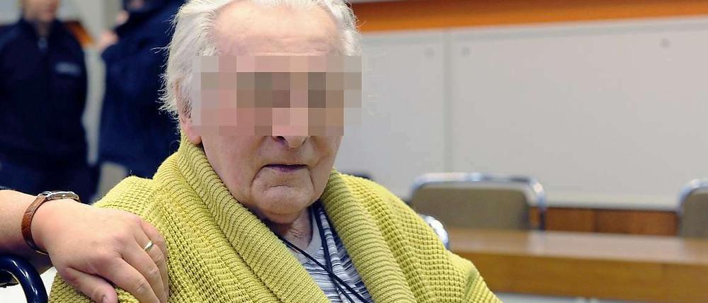 Berlins ältester Angeklagter vor Gericht.