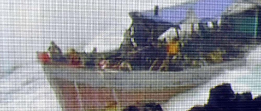 Flüchtlingsboot vor Weihnachtsinsel gesunken.