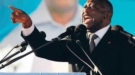 Laurent Gbagbo will Präsident bleiben – trotz aller Widerstände.Foto: Bothma/epa