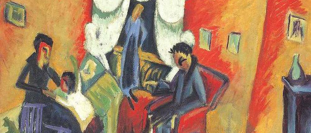 Keimzelle des Wahns. E. L. Kirchners „Interieur“ (1915).