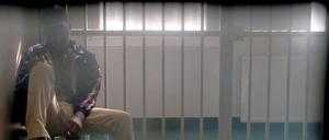 Ein Mann aus Afrika im Abschiebegewahrsam in Berlin-Köpenick.