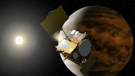 Die Sonde "Akatsuki" sollte in den Orbit der Venus einschwenken.