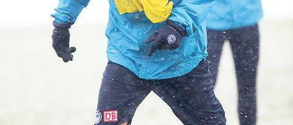 Der Frosttrotzer. Zum ersten Mal seit mehr als drei Jahren trainiert Andreas Neuendorf wieder mit Herthas Profis. 