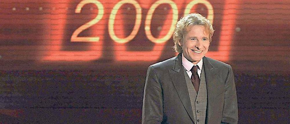 Ringen um Worte. Es dürfte Thomas Gottschalk schwerfallen, beim großen ZDF-Jahresrückblick am Sonntag mit demselben Lächeln auf die Bühne zu kommen wie 2009. Foto: dpa