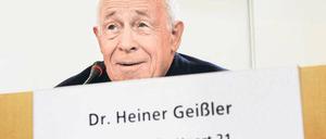 Die Mission nähert sich dem Ende. Am Dienstag will Schlichter Heiner Geißler seinen Spruch verkünden. 