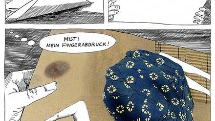 Besuch aus der Zukunft: Eine Seite aus dem Buch.