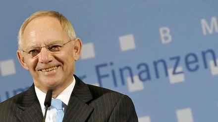 Mehr in der Kasse. Gute Laune bei Wolfgang Schäuble