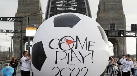Um die Fußball-WM 2022 bewirbt sich auch Australien.