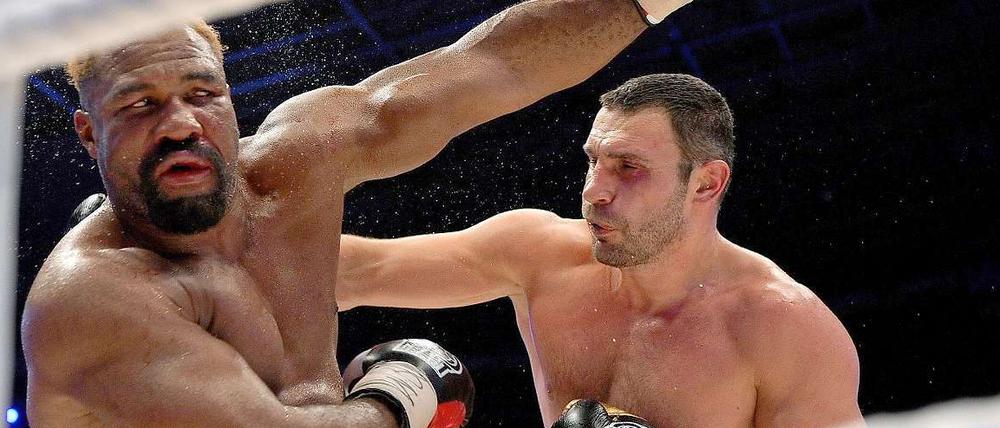 Briggs musste von Klitschko schwere Schläge einstecken. 