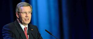 Christian Wulff bei seiner Bremer Ansprache.