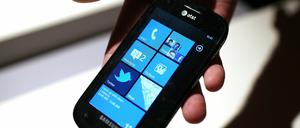 Microsoft stellt das Windows Phone-7 vor.