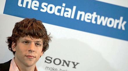 Jesse Eisenberg spielt Facebook-Gründer Mark Zuckerberg.