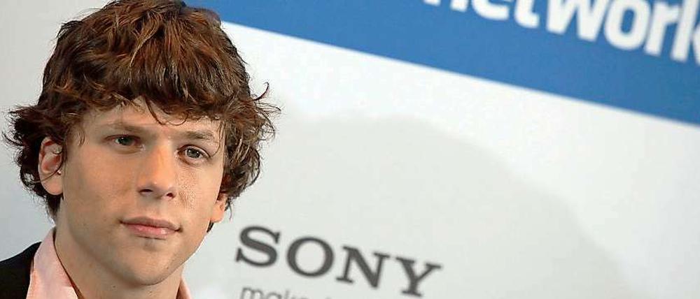 Jesse Eisenberg spielt Facebook-Gründer Mark Zuckerberg.