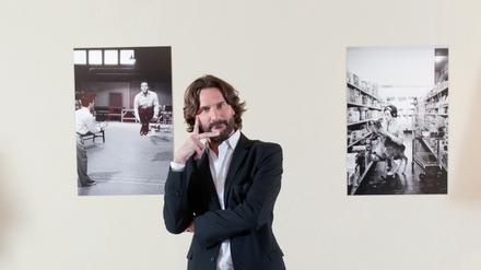 Schriftsteller in Pose. Frédéric Beigbeder.