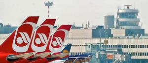 Wieder gut gebucht - die Berliner Flughäfen.