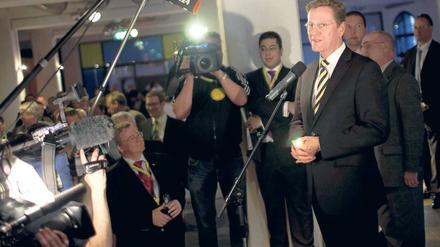 Let’s get together. Die Presseabende bei Parteitagen, hier bei der FDP, gelten in der Medienbranche als unentbehrlich für Kontakte und Hintergrundinformationen. Foto: imago