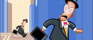 Thomas Gronle - hier ein Standbild aus seinem preisgekrönten Online-Comic „Die Abenteuer des Herrn Dr. Nordten“ - ist einer der Ausbilder an der Comicademy.