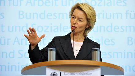 Arbeitsministerin Ursula von der Leyen.