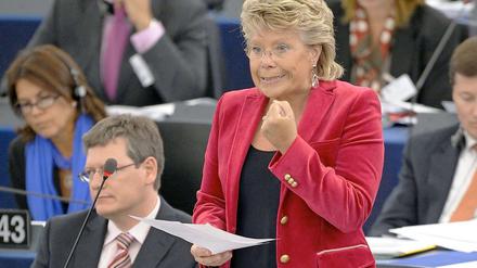 EU-Justizkommissarin Viviane Reding ist mit ihrer Geduld am Ende.