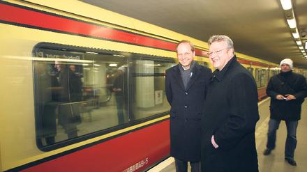 Chefsache. Henkel (r.) wird als Spitzenkandidat gehandelt, Parteivize Heilmann werden kaum Chancen gegeben.