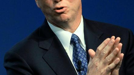 Zurückhaltend und unaufgeregt. Aber seine Vision ist brisant: "Wir werden in Zukunft wissen, was Sie wollen", sagt Google-Chef Eric Schmidt.