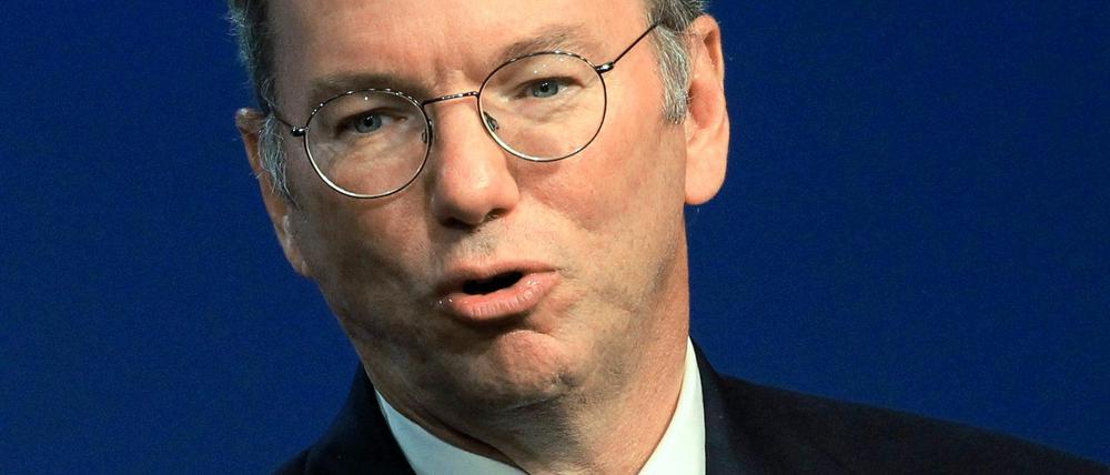 Zurückhaltend und unaufgeregt. Aber seine Vision ist brisant: "Wir werden in Zukunft wissen, was Sie wollen", sagt Google-Chef Eric Schmidt.