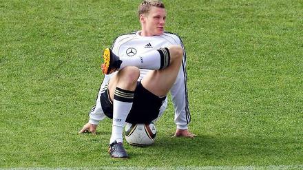 Da war das Knie noch fit. Marcell Jansen fällt gegen Aserbaidschan aus.