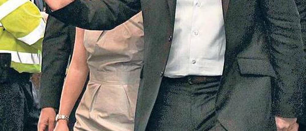 Sein Weg. Blair in einer irischen Buchhandlung. Vor der Tür wurde er mit Schuhen und Eiern beworfen.