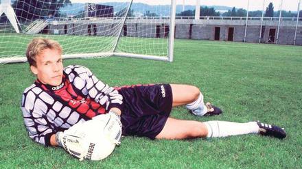 Der Rasen war sein Feld. Robert Enke, hier bei seinem Heimatverein FC Carl Zeiss Jena.
