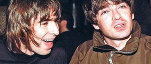 Bessere Frisuren. Oasis – hier Sänger Liam und Gitarrist Noel Gallagher 1996 – standen stets zu ihrer proletarischen Herkunft. Foto: dpa