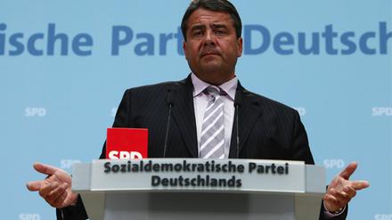 SPD-Parteichef Sigmar Gabriel.