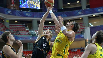 Gegen Australien war für die deutschen Basketballer nichts zu holen.