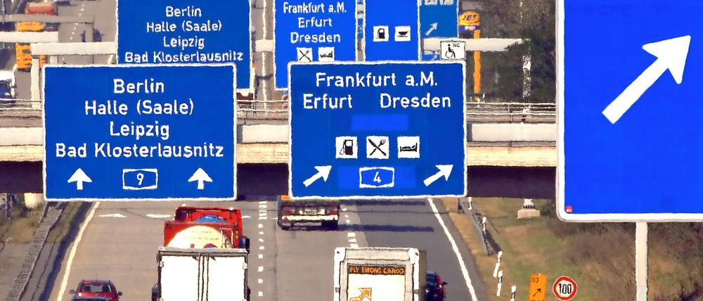 Straßennetz für Exporte.