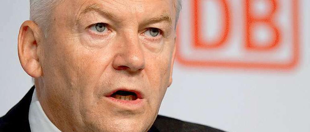 Bahnchef Rüdiger Grube.