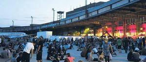 Treffpunkt Tempelhof. Das „Berlin Festival“, Höhepunkt der Berlin Music Week, fand schon 2009 auf dem früheren Flughafen statt. Erwartet werden diesmal 20 000 Besucher. Foto: dpa