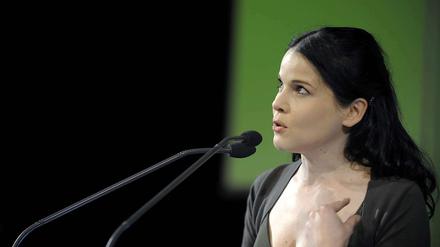 Agnes Krumwiede von den Grünen bekommt Anfragen von Modezeitschriften.