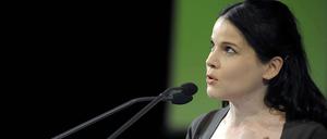 Agnes Krumwiede von den Grünen bekommt Anfragen von Modezeitschriften.