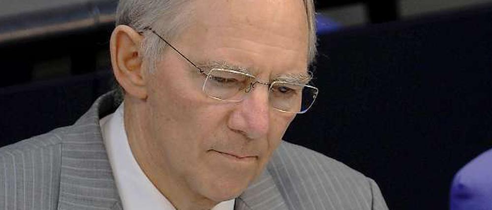 Finanzminister Schäuble (CDU) will, dass der Bund die Griebnitzsee-Grundstücke zum Höchstpreis veräußert.
