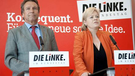Klaus Ernst und Gesine Lötzsch.