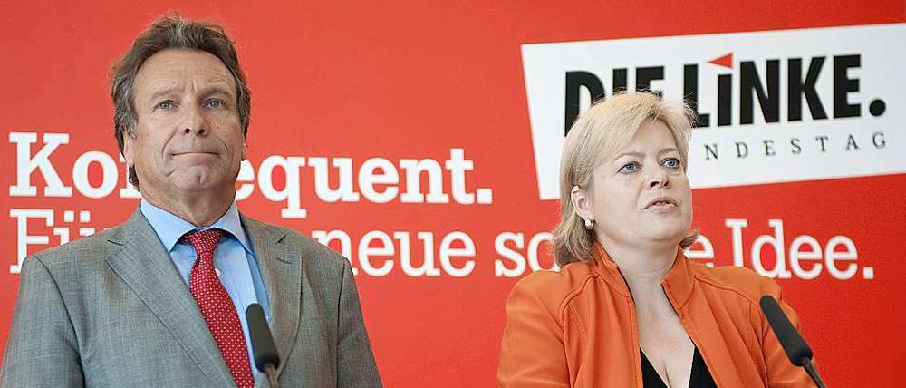 Klaus Ernst und Gesine Lötzsch.