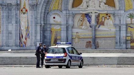 Die Polizei nahm die Anschlagsdrohung ernst.